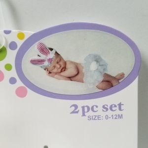 Little Me Bunny Tutu Set- 0-12 month